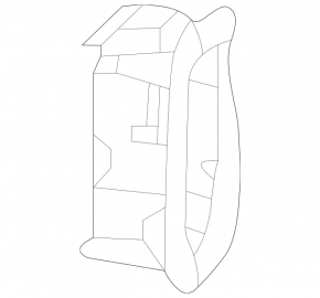 Mercedes X247 GLB 20-26 rear left window control trim, beige