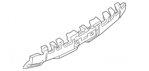 Rear Bumper Absorber Ford Flex 13-19 Without Towbar