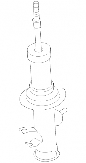Front left shock absorber Infiniti FX35 QX70 10-17 AWD