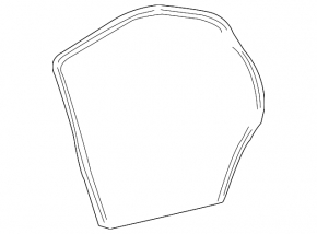 Mitsubishi Galant 04-12 rear right door seal