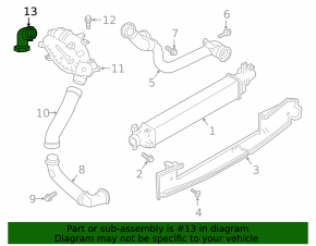 Pipe from resonator Infiniti QX50 19-20
