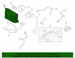 Nissan Rogue Sport 17-19 Carbon Canister