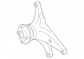 Bracket viscous coupling cooling Toyota Sequoia 08-16