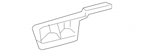 Left front bumper mount for Cadillac ATS 13-14 pre-rest