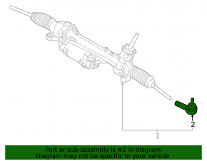 Right steering tip for Kia EV6 22-24