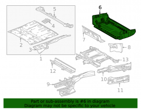 Trunk trough Toyota Sienna 21-24