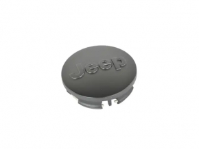 Center cap for Jeep Renegade 15 wheel - black, matte, 63.5mm