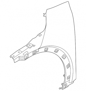 Front left wing Kia EV6 22-24