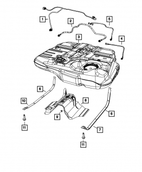 Dodge Journey 11 Fuel Tank