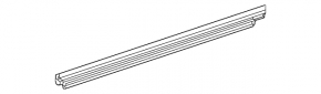 Glass seal inside front left door Toyota Sienna 21-25