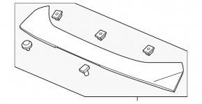 Trunk lid spoiler Honda Clarity 18-21 usa