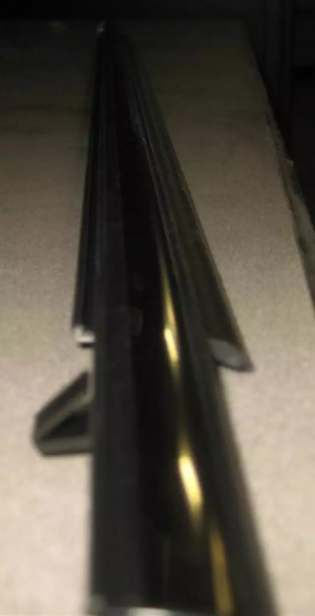 Door-glass molding, central front left, Toyota Camry v40, chrome