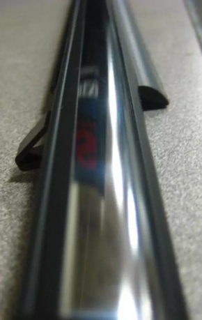 Door-glass molding, central front left, Toyota Camry v40, chrome