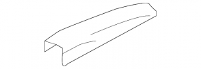 Mitsubishi Outlander 22-25 rear left roof rail cap, silver