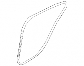 Door seal rear left Nissan Sentra 20-24