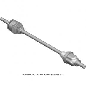 Drive half shaft front right Chevrolet Volt 16- thick