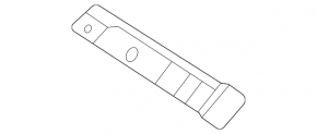 Front bumper mount, left fender, Hyundai Venue 20-26