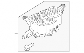 Carbon canister absorber naked Audi Q5 8R 13-16 hybrid