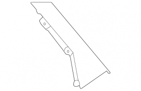 Door trim side rear right Audi A3 8V 15-20 4d, 5d rear