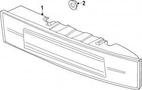Hyundai Santa Fe 24-26 LED interior tailgate light, left