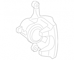 Rear right support Mercedes GLS-class X166 13-19 electric