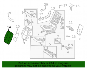 Backrest of the rear row of seats, 2nd row, right, Mercedes W167 GLE 350 450 20-26, brown leather, with lower frame, electric, for 3 rows