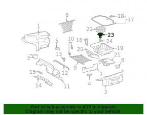 Spare wheel mount Mercedes W167 GLE 350 450 20-23