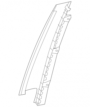 Mercedes X247 GLB 20-26 right rear side door trim