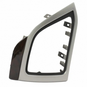 Left front panel trim for Lincoln MKZ 17-20, gray, wood grain, type 2