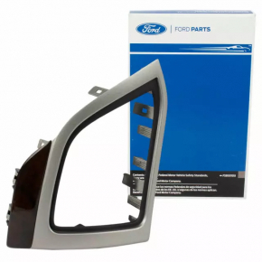 Left front panel trim for Lincoln MKZ 17-20, gray, wood grain, type 2