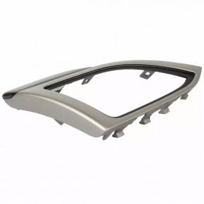 Left front panel trim for Lincoln MKZ 17-20, gray, wood grain, type 2