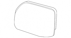 Mirror element left Ford Bronco Sport 21-25 with heating and BSM