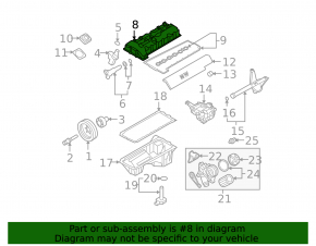 Valve cover BMW 1 E82 08-13 128i