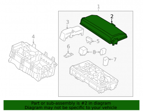 Chevrolet Impala 15-19 Underhood Fuse Box Cover