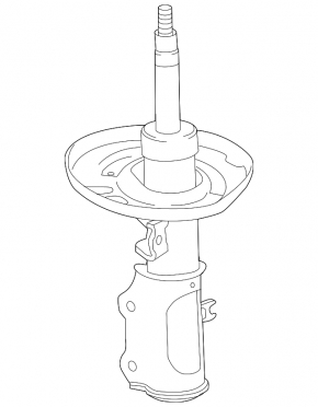 Shock absorber front left Chevrolet Malibu 16-