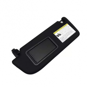 Left visor Audi A6 C7 12-16 black, without hook