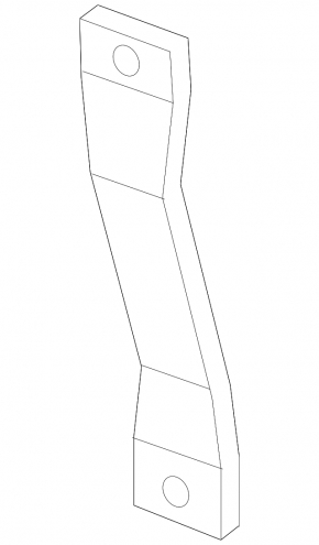 Front bumper reinforcement bracket left Audi E-Tron 19-23