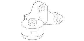 Front Differential Bracket Right Toyota Sequoia 08-16 AWD