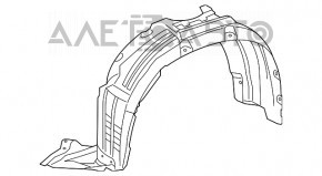 Front right mudguard Toyota Highlander 14-19 2.7 FPS