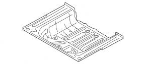 Audi A3 8V 15-20 4d AWD trunk trough