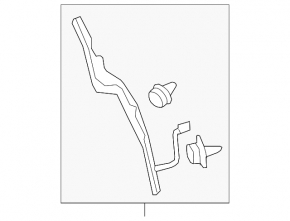 Right tailgate tilt sensor for Subaru Outback 15-19