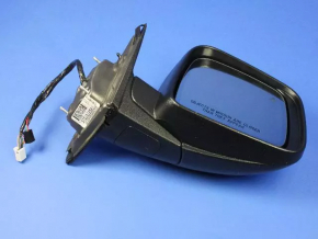 Right side mirror assembly for Jeep Grand Cherokee WK2 11-22, heated, turn signal, auto-dimming, BSM, chrome