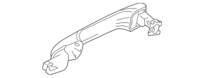 Door handle outer front right Honda CRV 17-22