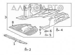 Front engine guard Honda Civic XI FE/FL 22- 2.0, 1.5T