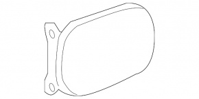 Fuel filler door for the 2013 Toyota Highlander