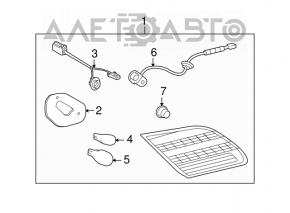 Right inner trunk lid light for Toyota Avalon 2010 (web)