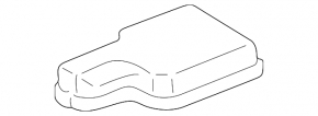 Toyota Sienna 11 Underhood Fuse Box Cover