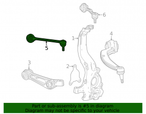 Upper front left control arm for Honda Prologue 25-26