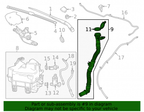 Washer reservoir neck with cap Chevrolet Equinox EV 24-26