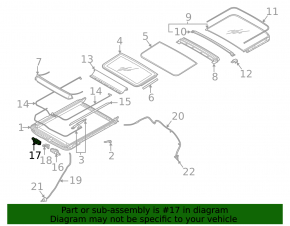 Mitsubishi Outlander 22-25 left panoramic motor